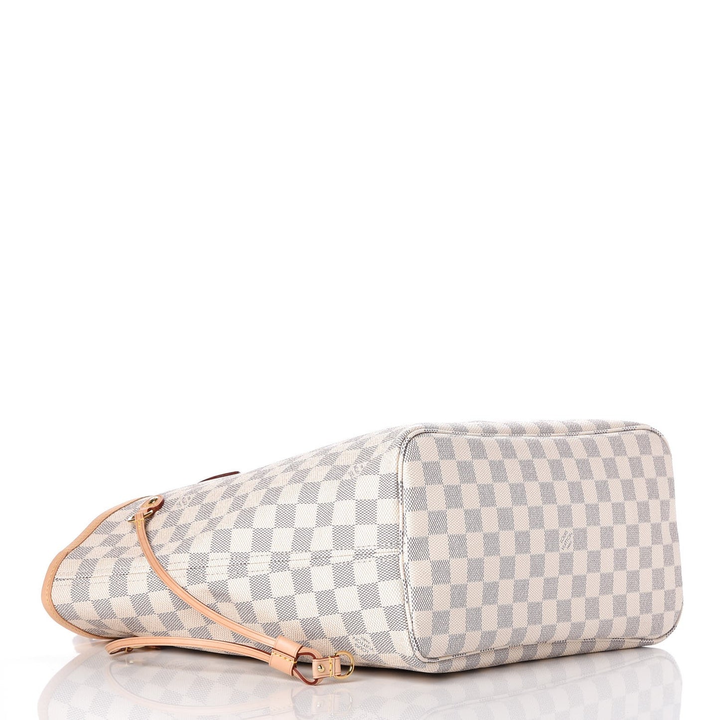 Damier Azur Neo Neverfull MM Rose Ballerine