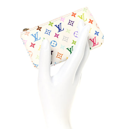 Louis Vuitton LV X TM Monogram Multicolor Key Pouch White 2 of 7