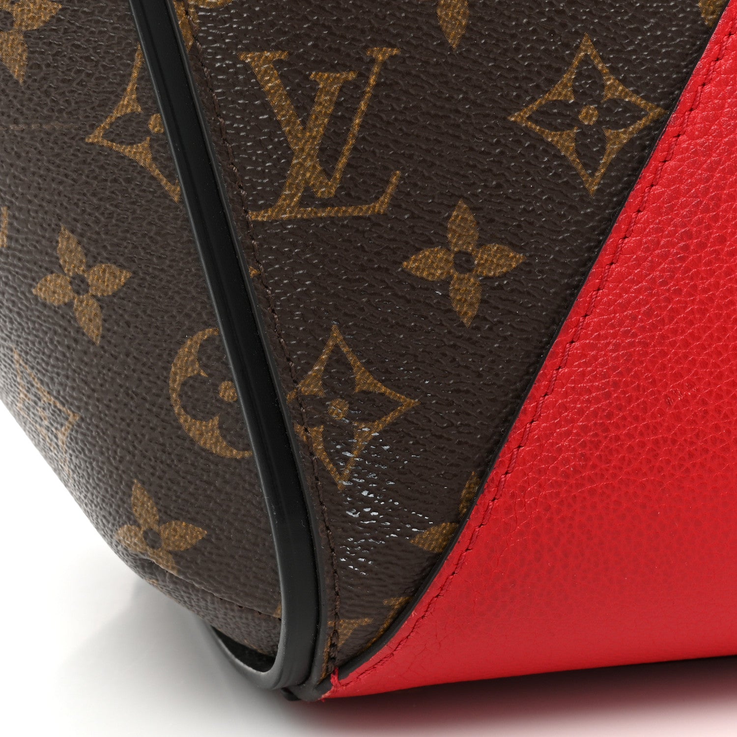 Louis Vuitton Calfskin Monogram Kimono Tote Cherry 18 of 19