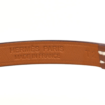 Hermes Swift Micro Rivale Bracelet T2 Gold 4 of 5
