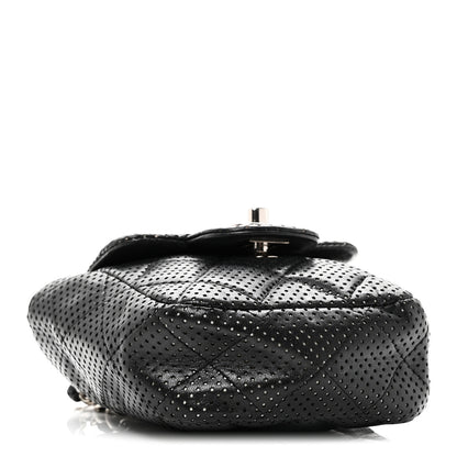 Chanel Lambskin Perforated Mini Flap Bag Black 4 of 10