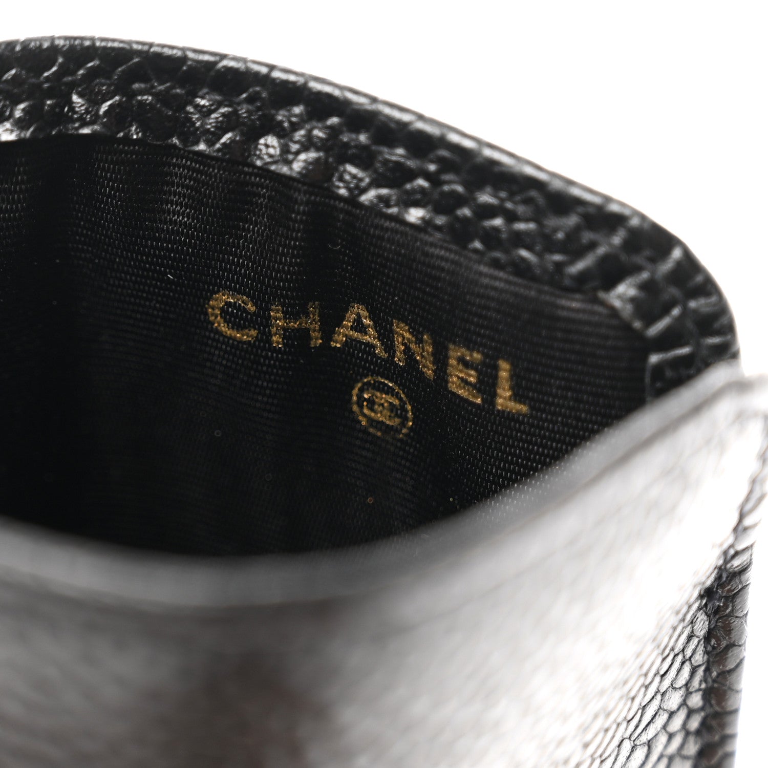Chanel Caviar Timeless CC Quilted Glasses Case Black 5 of 8