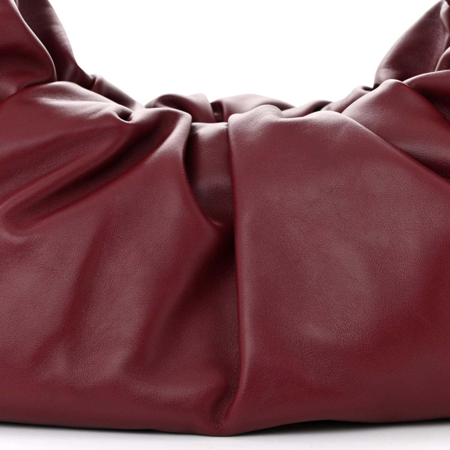 Smooth Butter Calfskin Small The Shoulder Pouch Dark Red
