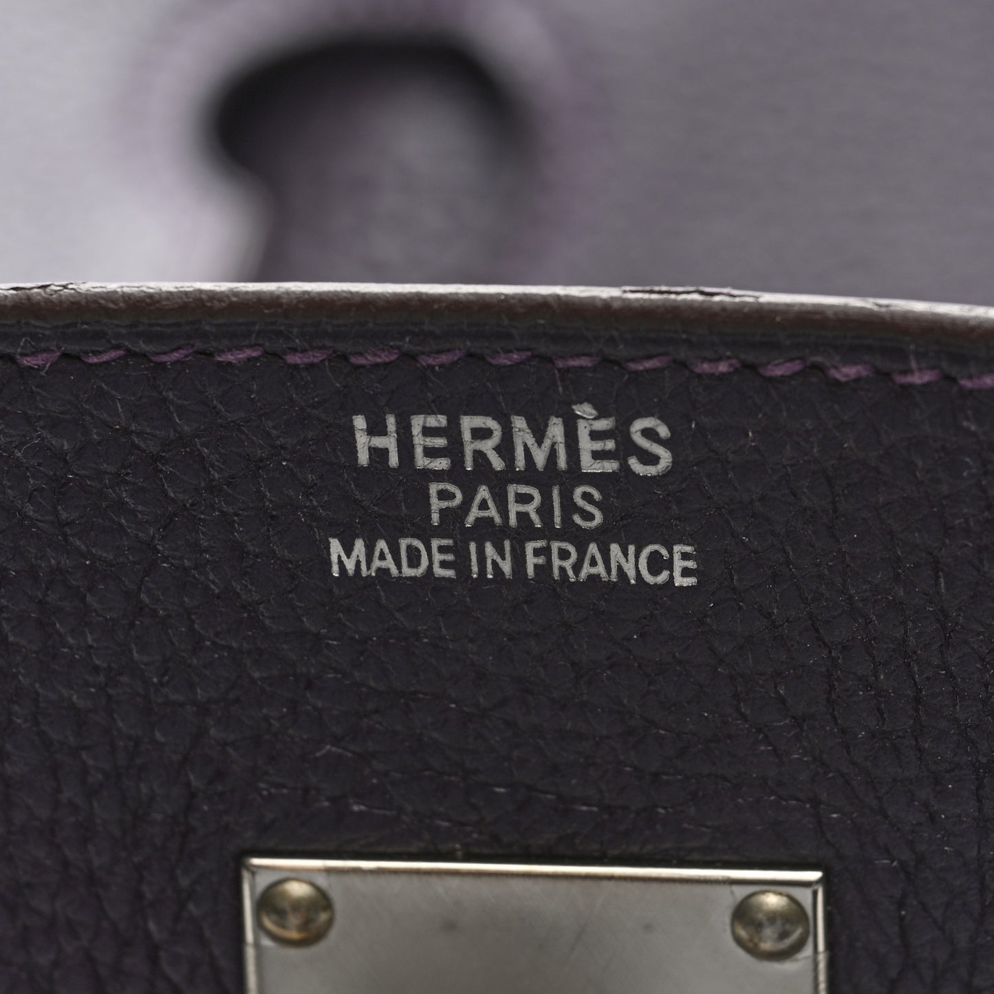 Taurillon Clemence JPG Birkin 42 Raisin