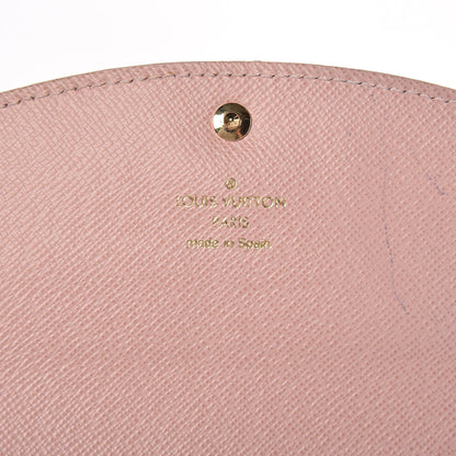 Louis Vuitton Damier Ebene Caissa Wallet Rose Ballerine 6 of 7