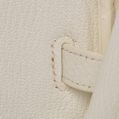 Hermes Togo Birkin 35 White 29 of 30
