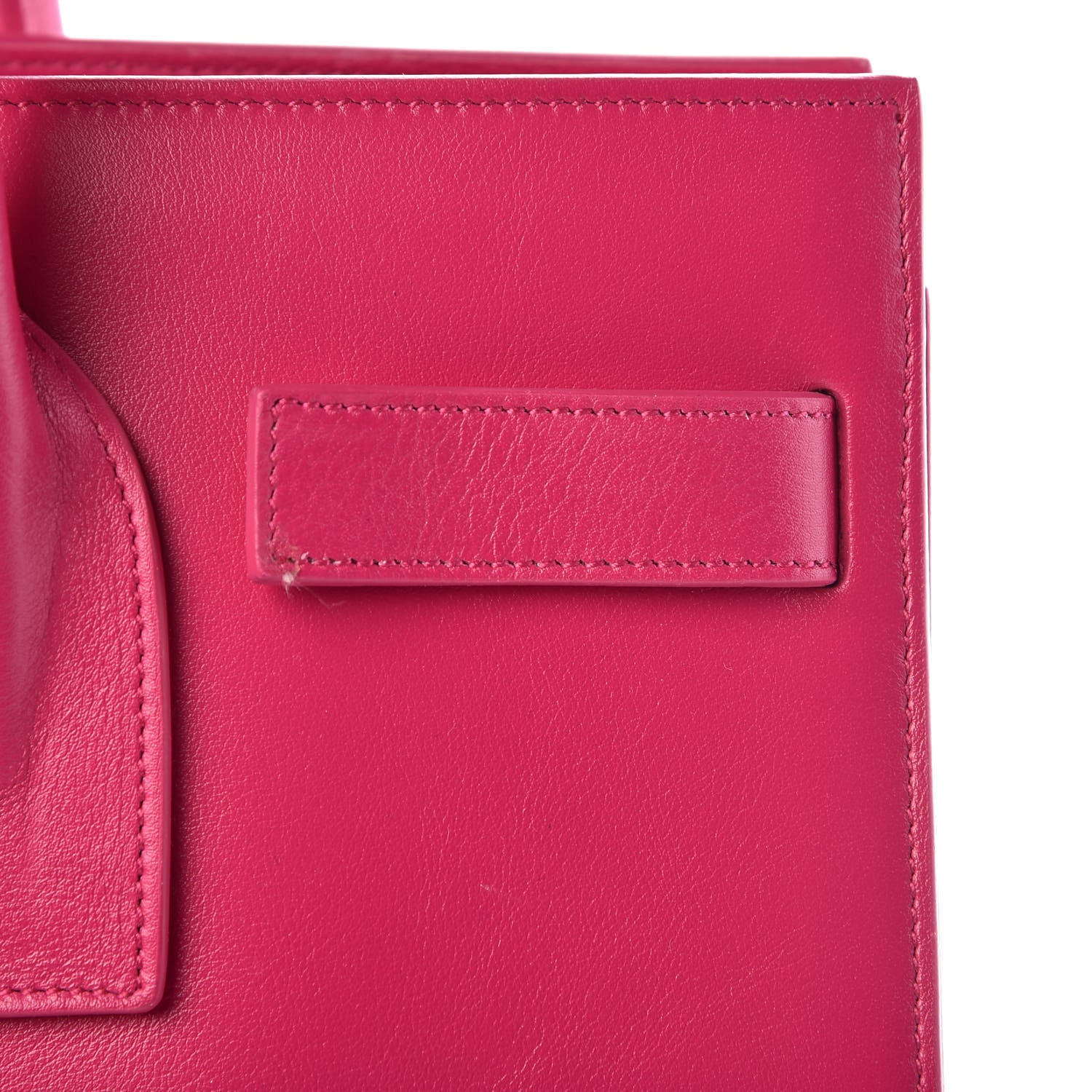 Saint Laurent Calfskin Small Sac De Jour Bubblegum 11 of 12