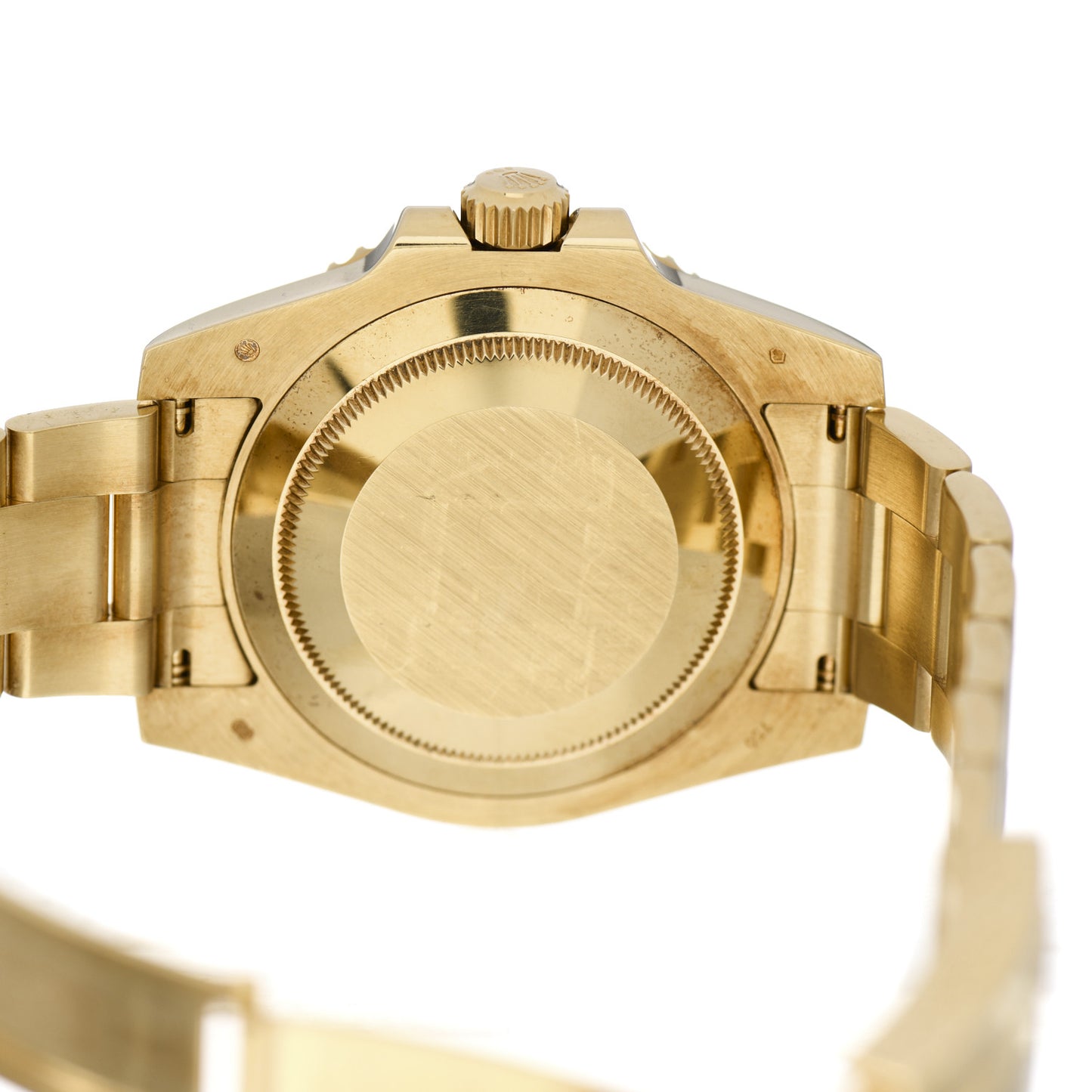 18K Yellow Gold 40mm Submariner Date Watch Black 116618LN