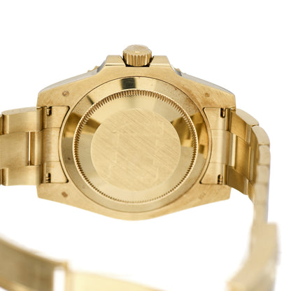 Rolex 18K Yellow Gold 40mm Submariner Date Watch Black 116618LN 4 of 8