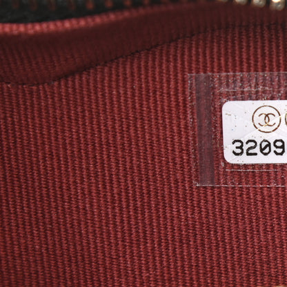 Chanel Lambskin Quilted CC In Love Heart Clutch With Chain Black 7 of 11