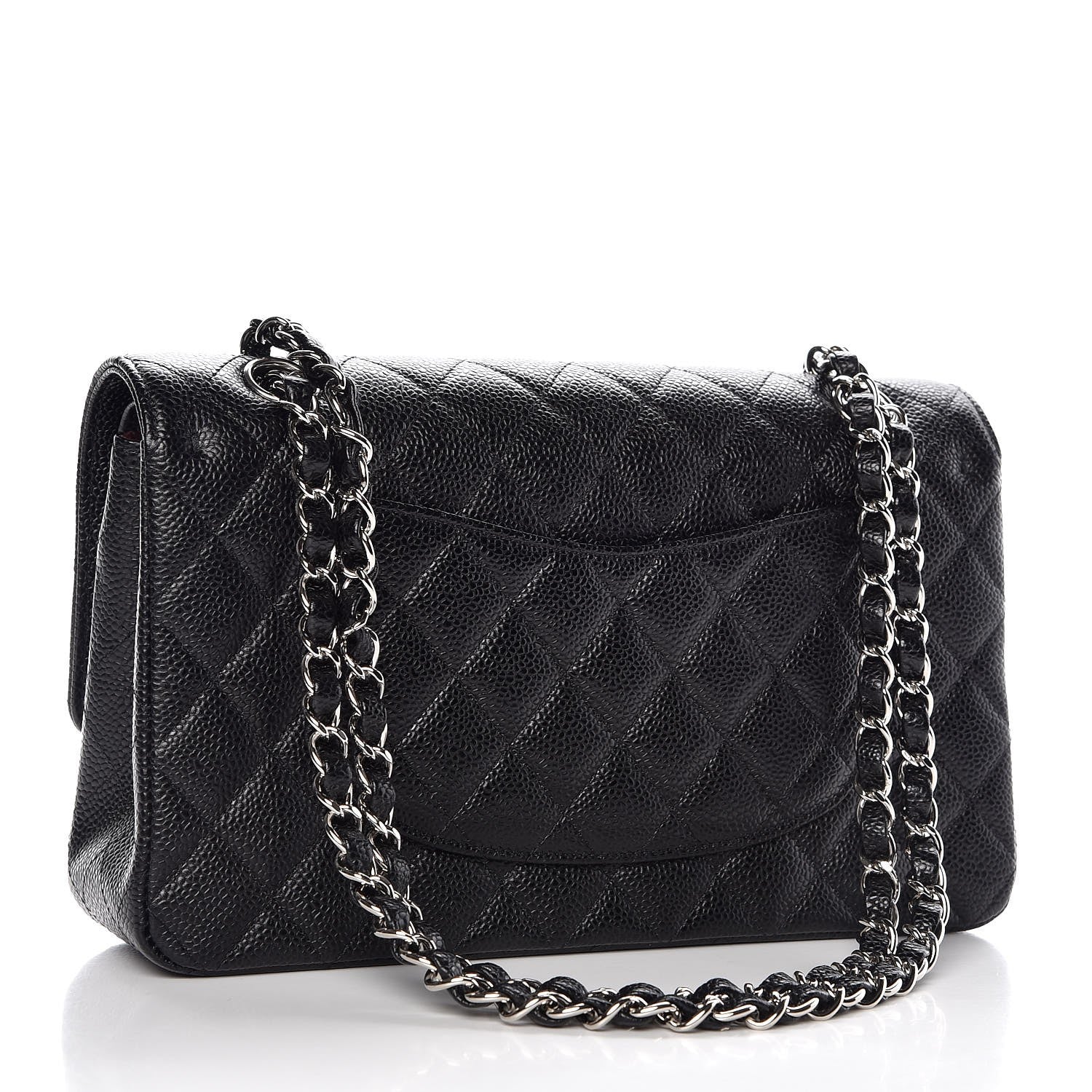 Chanel Caviar Quilted Medium Double Flap Black 3 of 9