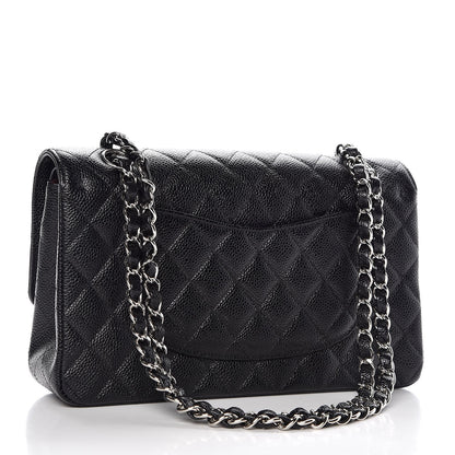 Chanel Caviar Quilted Medium Double Flap Black 3 of 9