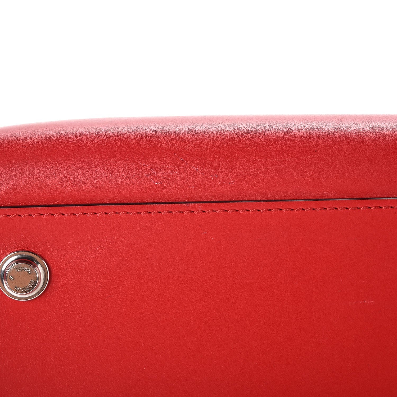 Louis Vuitton Veau Satin City Steamer MM Rubis 9 of 10