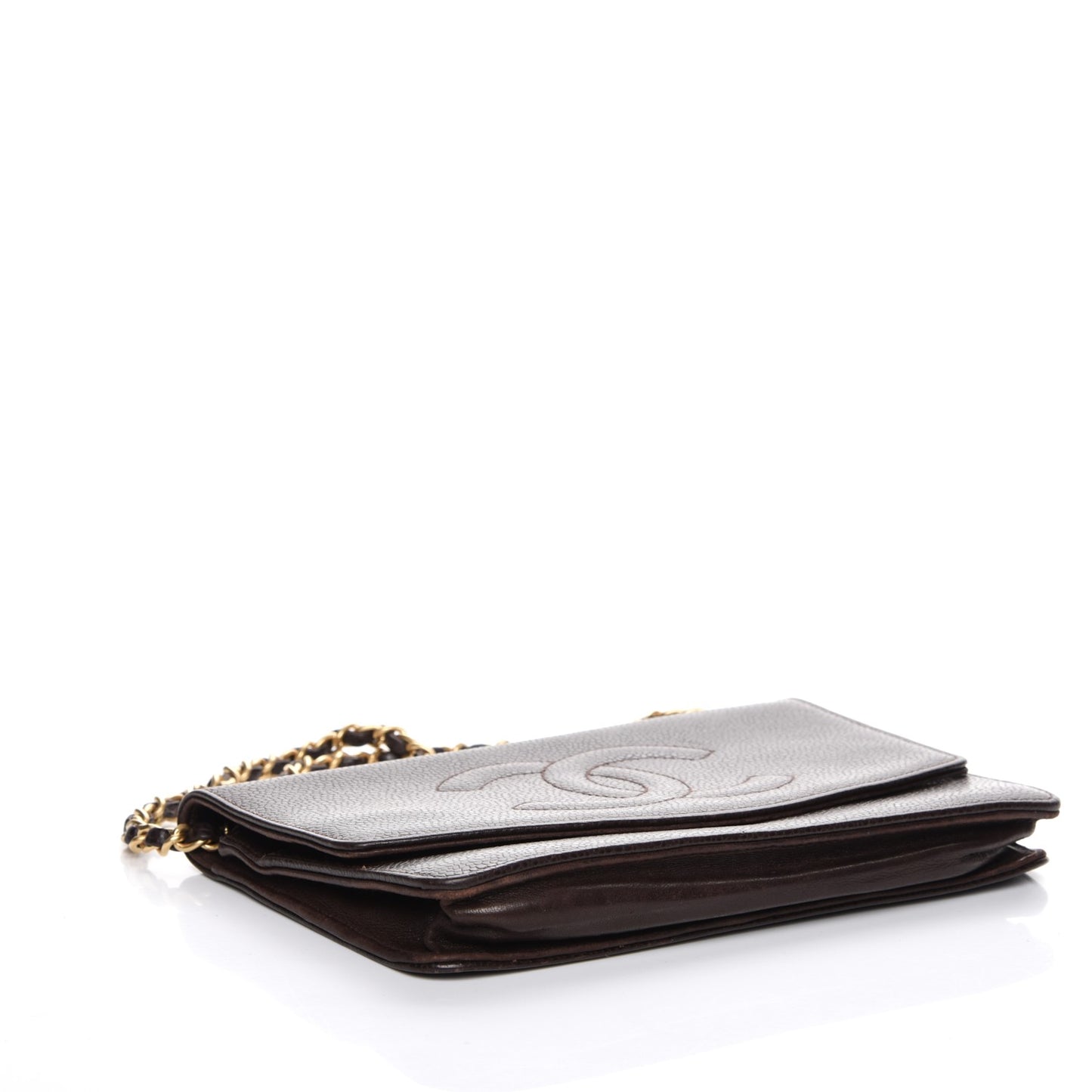 Caviar Timeless CC Wallet On Chain WOC Dark Brown