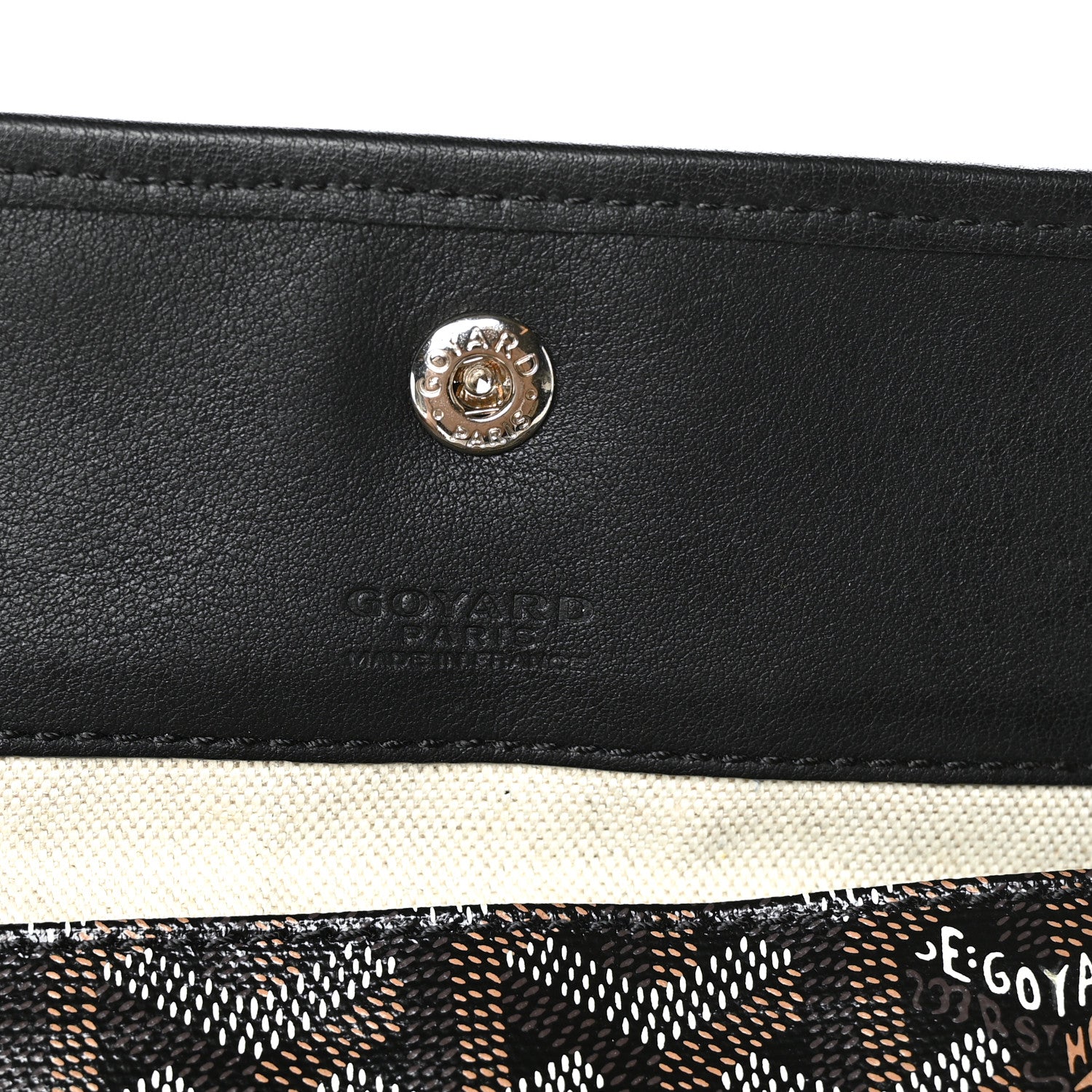 Goyard Goyardine Reversible Anjou GM Black 9 of 16
