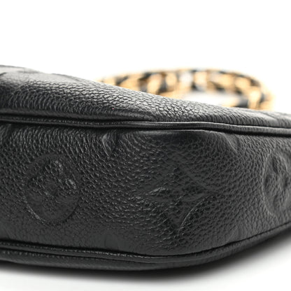 Louis Vuitton Empreinte Monogram Giant Multi Pochette Accessories Large Pochette Black 9 of 9