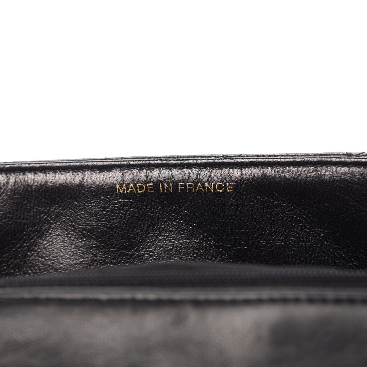 Lambskin Quilted Mini Square Flap Black