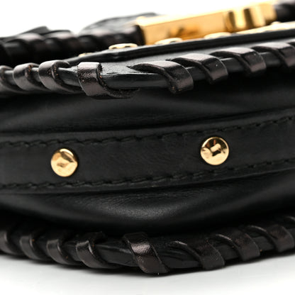 Alexander McQueen Calfskin Studded Mini Wicca Shoulder Bag Black 9 of 11