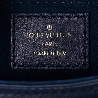 Louis Vuitton Calfskin Leopard Print New Wave Chain MM Navy 6 of 10