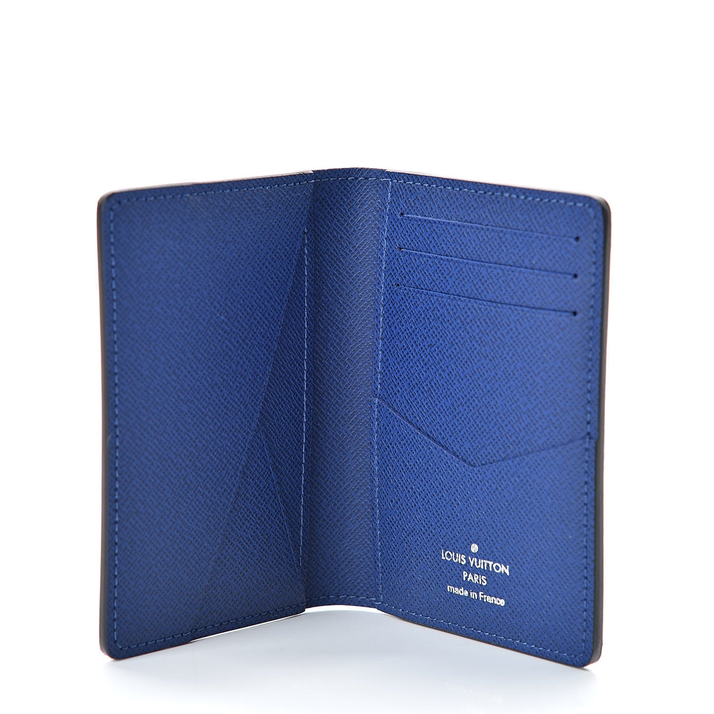 Monogram Taiga Pocket Organizer Cobalt