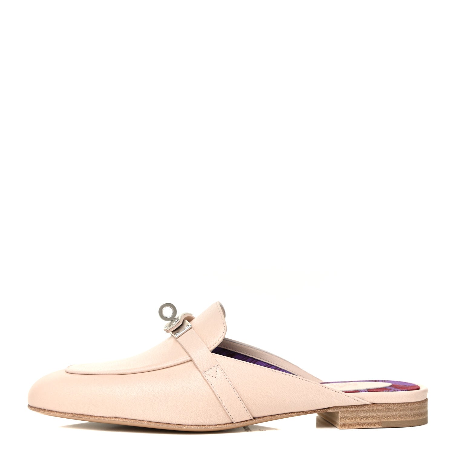 Hermes Goatskin Oz Mules 37 Blanc Poros 1 of 8