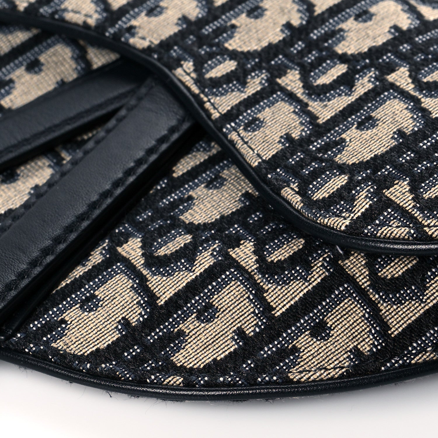 Christian Dior Oblique Saddle Belt Pouch Blue 8 of 8