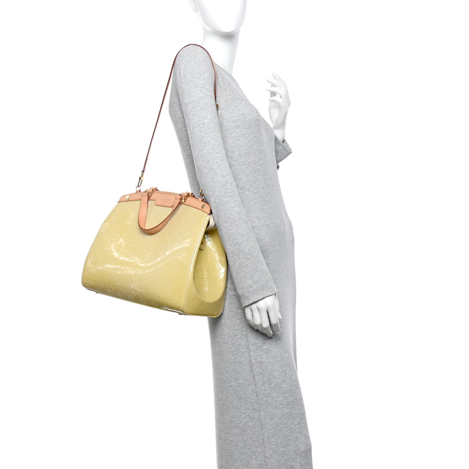 Louis Vuitton Vernis Brea GM Blanc Corail 2 of 9