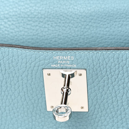 Hermes Taurillon Clemence Kelly Retourne 28 Turquoise 6 of 10