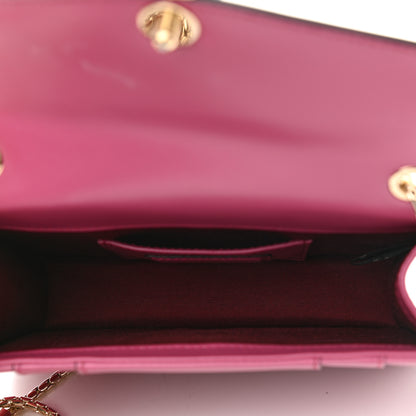 Bulgari Calfskin Small Serpenti Forever Snake Strap Crossbody Bag Pink 5 of 10