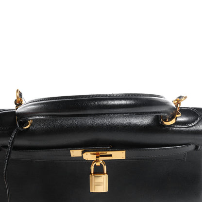 Hermes Veau Gulliver Kelly Retourne 28 Black 28 of 28