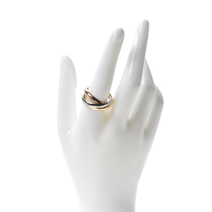 Cartier 18K Pink Yellow White Gold Trinity Ring 60 9 2 of 4