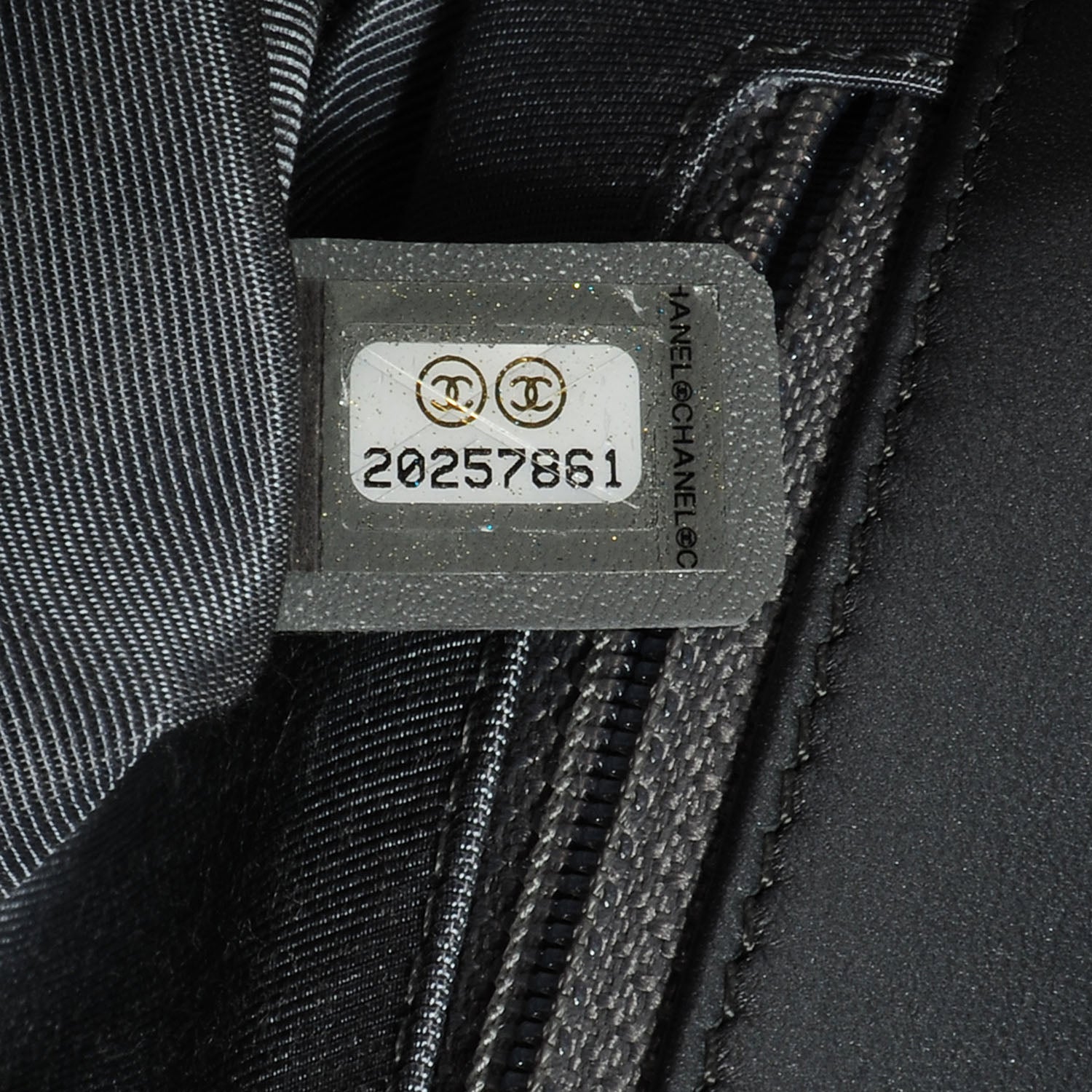 Chanel Metallic Calfskin Quilted Medium Boy Flap Dark Silver 9 of 9