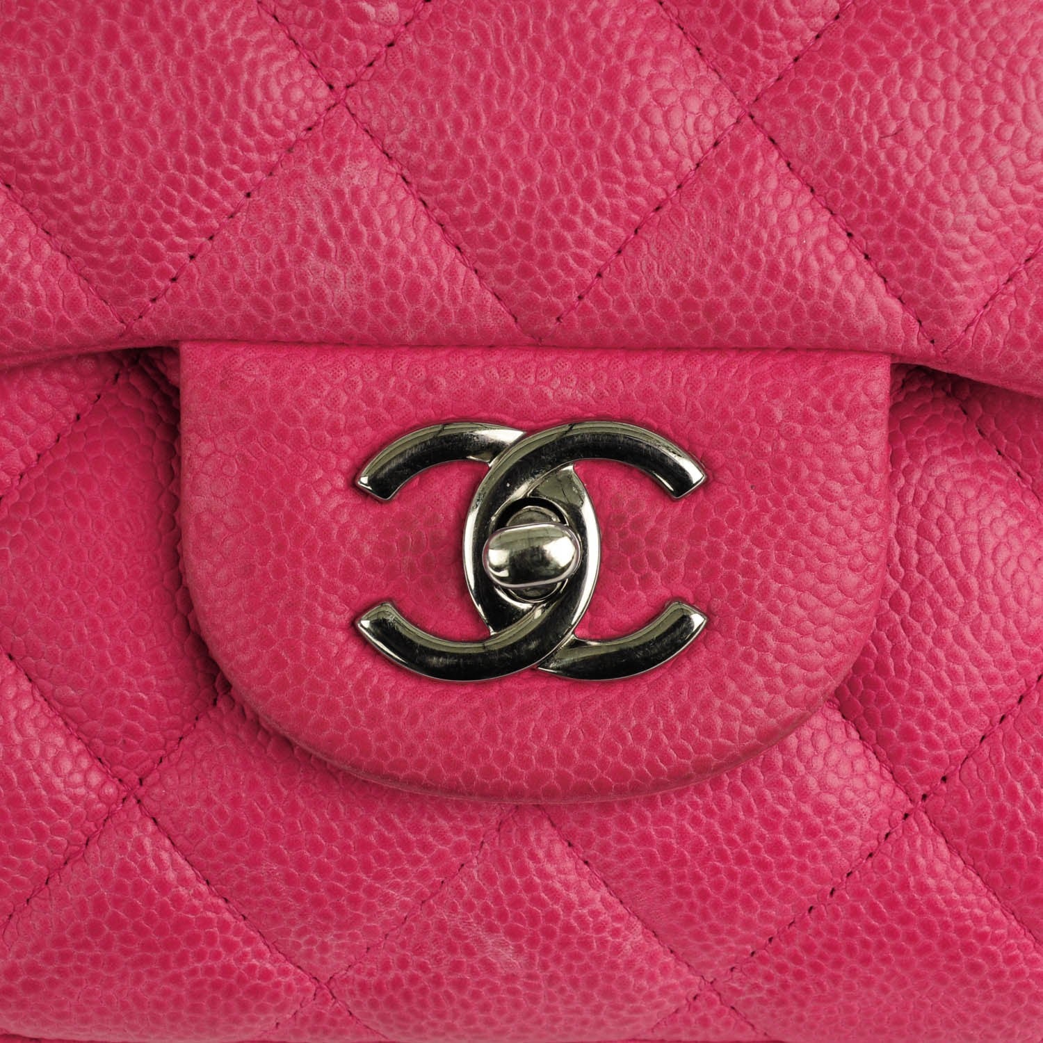Chanel Iridescent Caviar Quilted Jumbo Double Flap Pink 10 of 21
