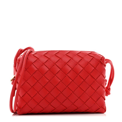 Bottega Veneta Nappa Intrecciato Mini Loop Camera Bag Apple Candy 1 of 9