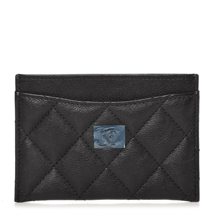 Chanel Calfskin Quilted Card Holder So Black 1 of 9