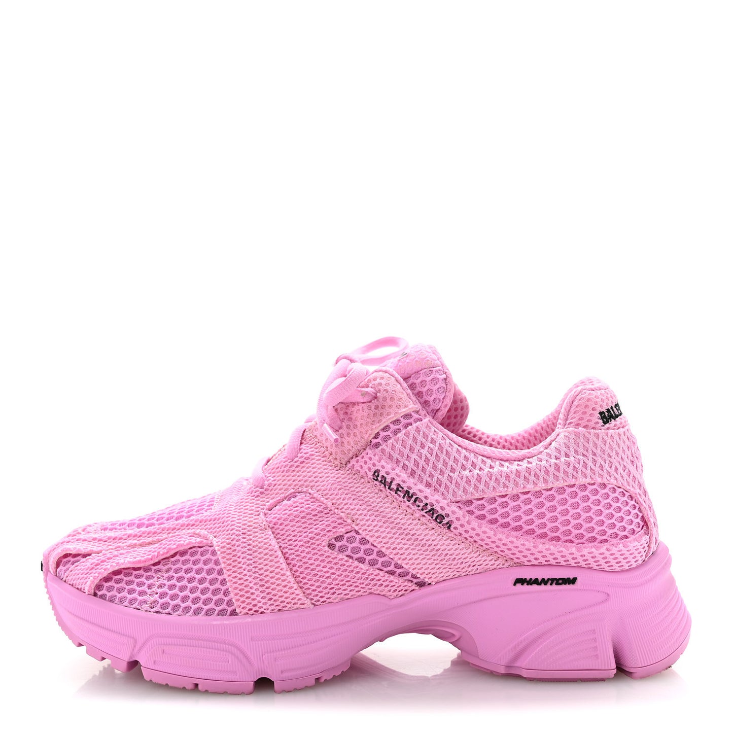 Fabric Mesh Monocolor Womens Phantom Sneakers 36 Pink