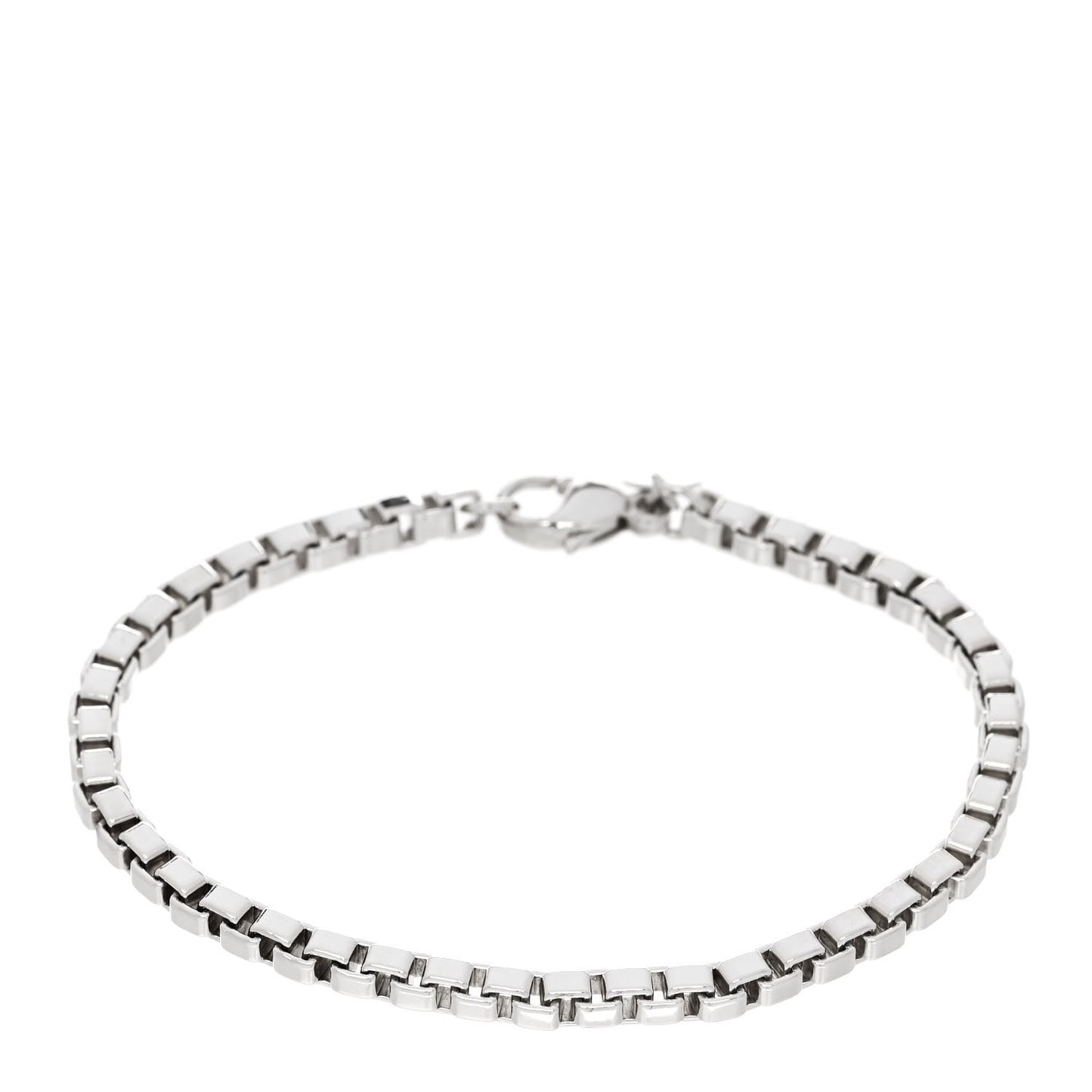 Sterling Silver 4mm Venetian Link Bracelet