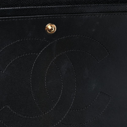 Chanel Caviar Quilted Maxi Double Flap Black 10 of 13