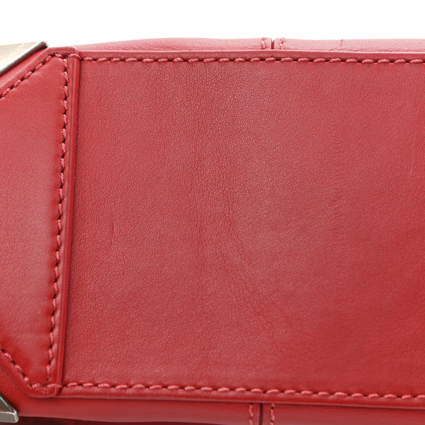 Calfskin Small Marion Tote Red