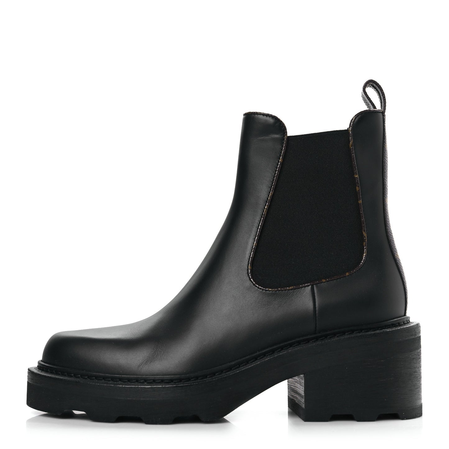 Calfskin Monogram Beaubourg Ankle Boots 39 Black