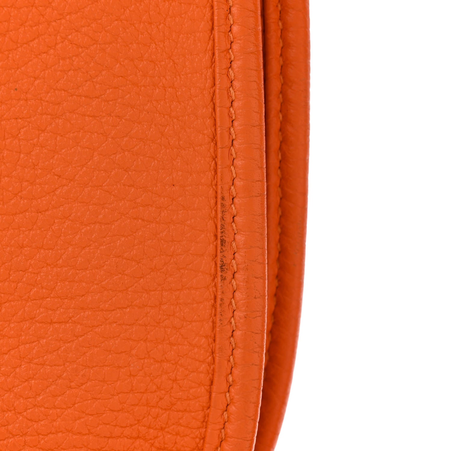 Hermes Taurillon Clemence Evelyne III GM Orange 14 of 15