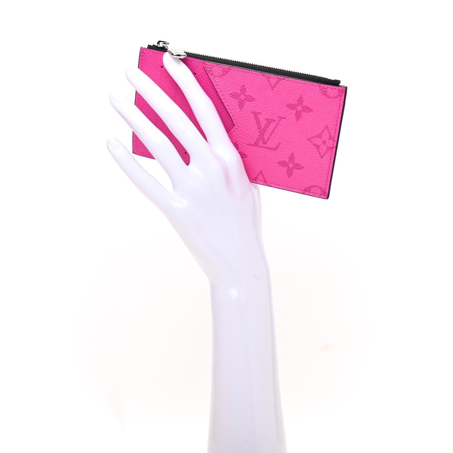 Louis Vuitton Taigarama Coin Card Holder Fuchsia 2 of 7