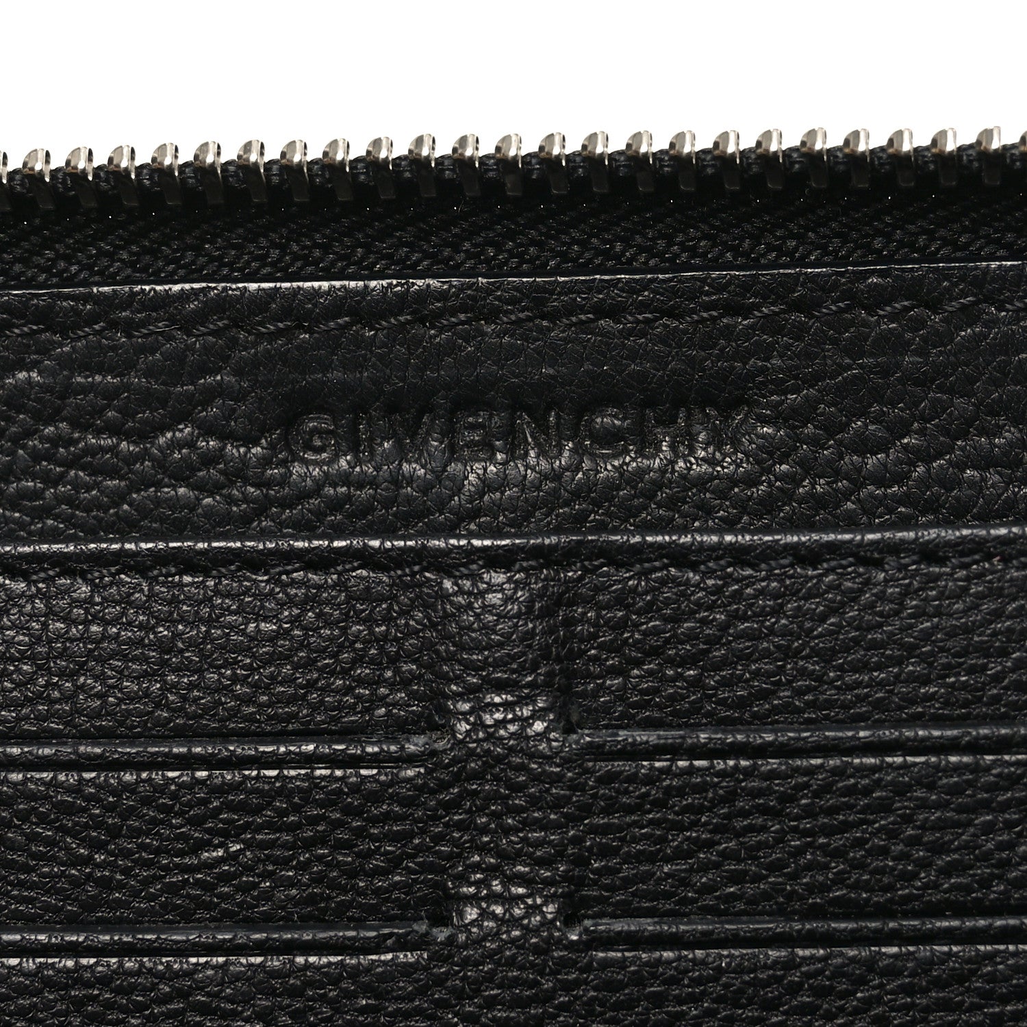 Givenchy Sugar Goatskin Pandora Zip Around Wallet Black 5 of 6