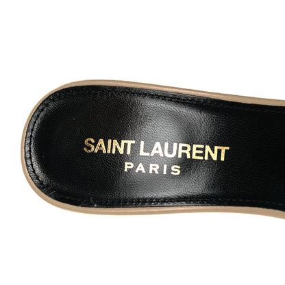 Saint Laurent Lambskin Bianca Mules 36.5 7 of 7