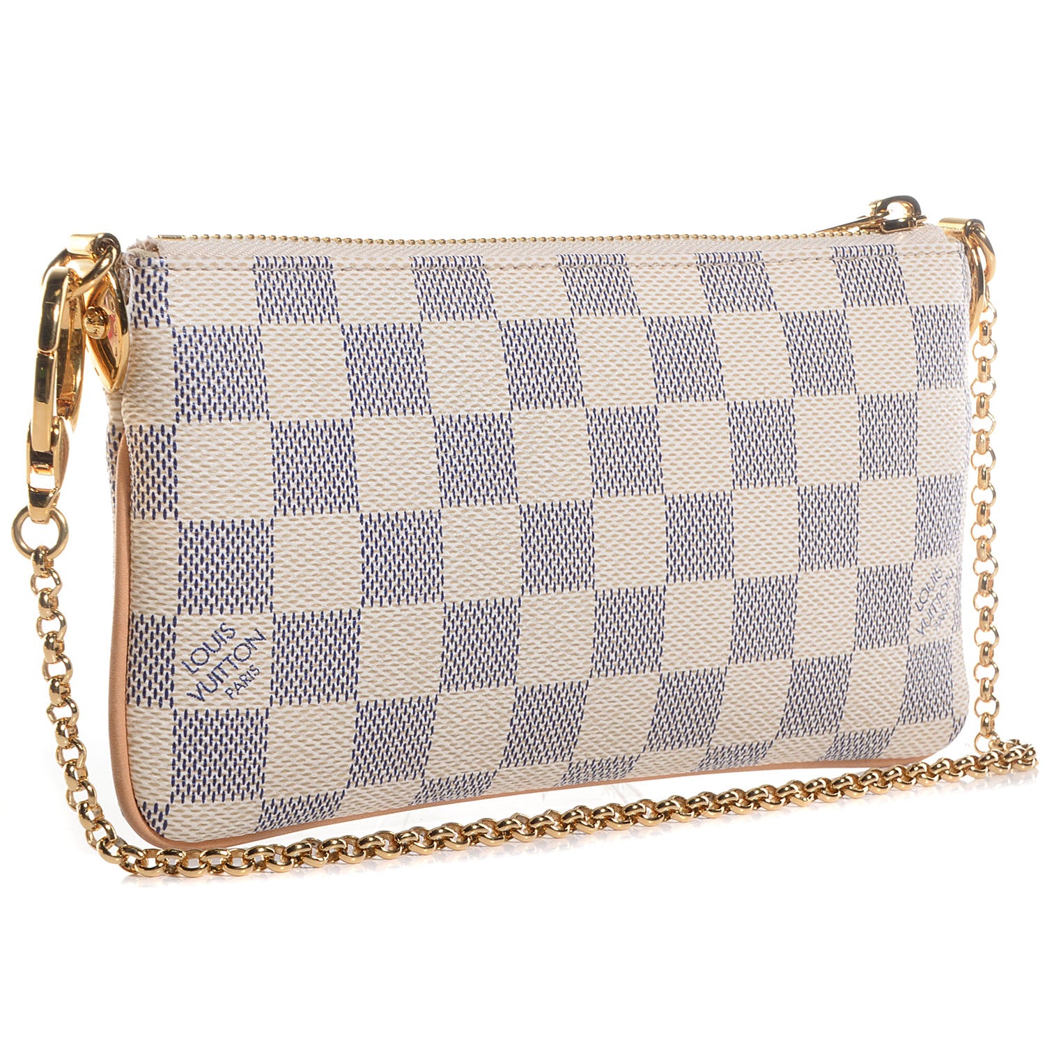 Louis Vuitton Damier Azur Pochette Milla MM 3 of 8