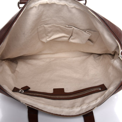 Gucci Pebbled Calfskin Large Soho Briefcase Brown 6 of 8