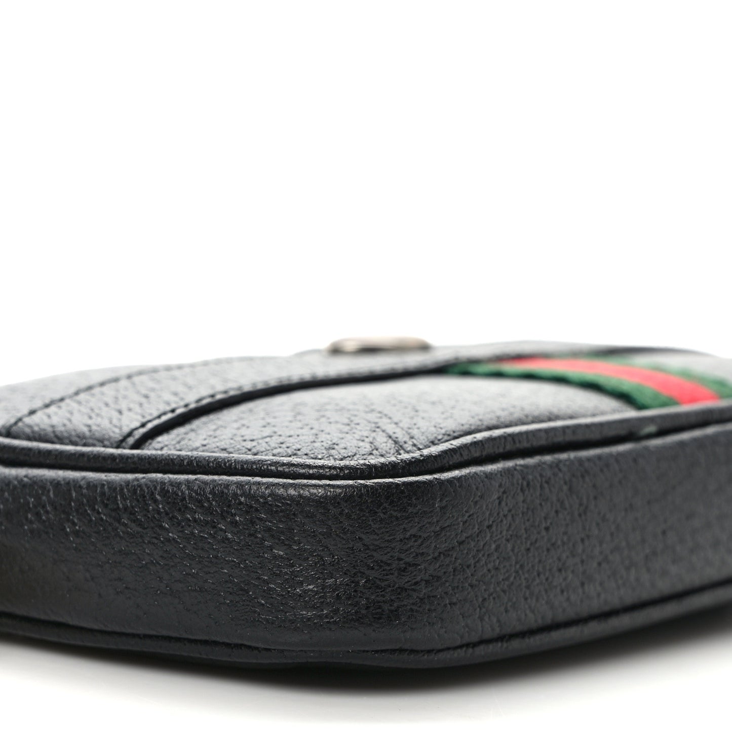 Grained Calfskin Ophidia Belted iPhone Case 85 34 Black