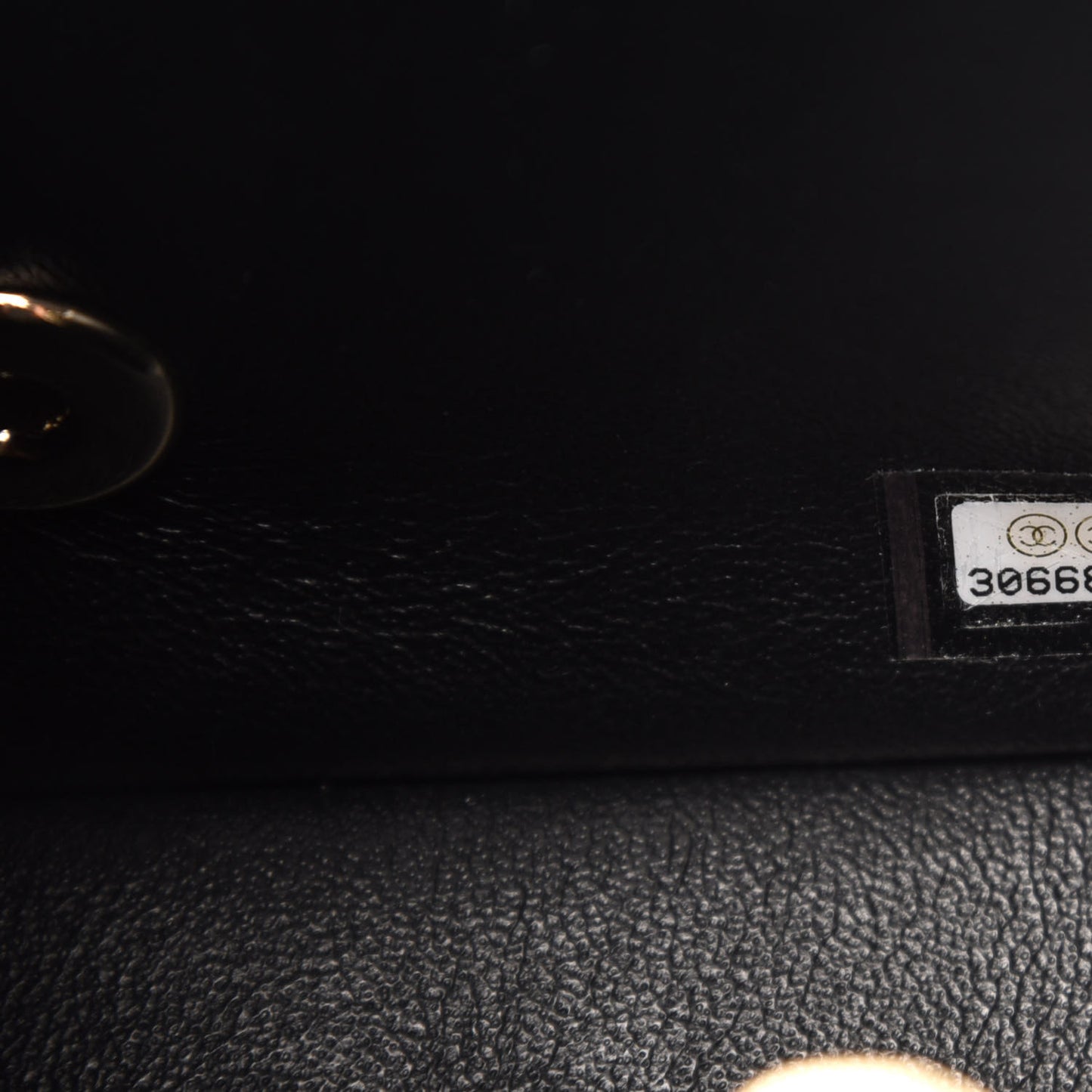 Lambskin Quilted Mini Square Flap Black