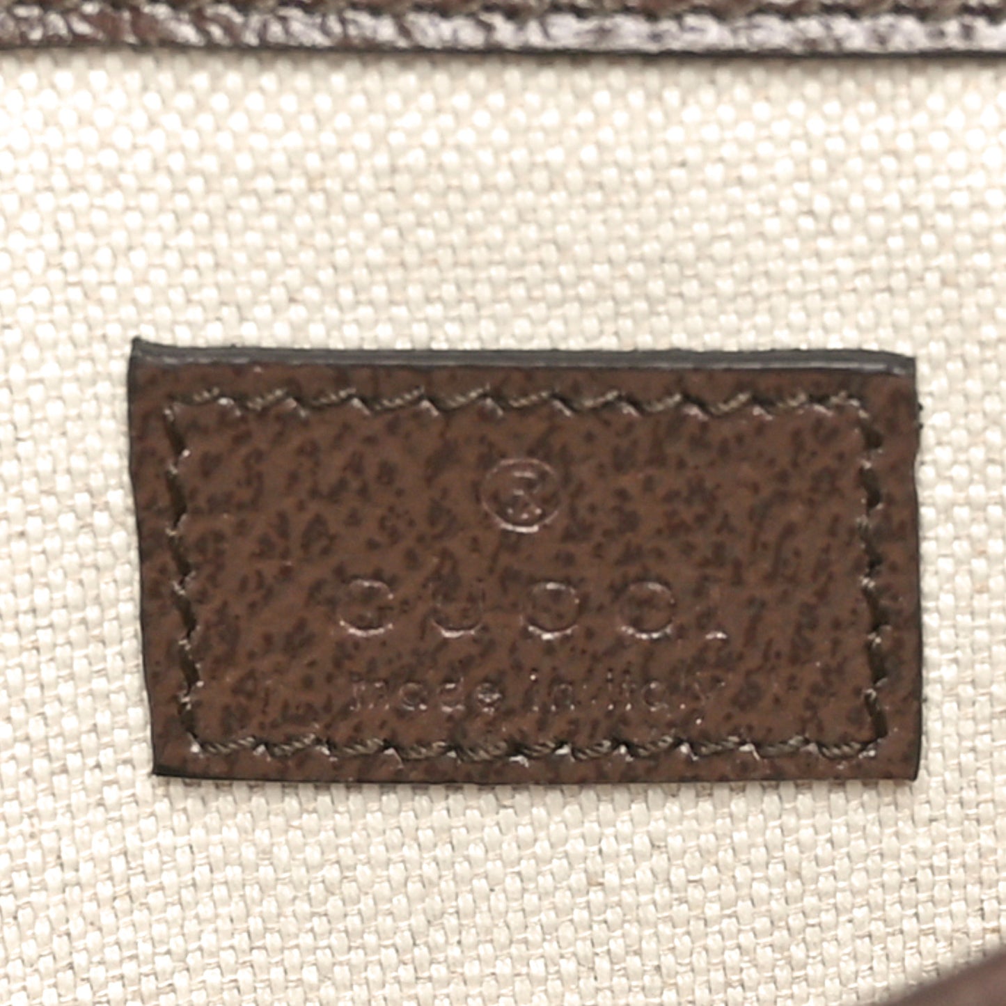 GG Supreme Monogram Web Small Ophidia Belt Bag Brown