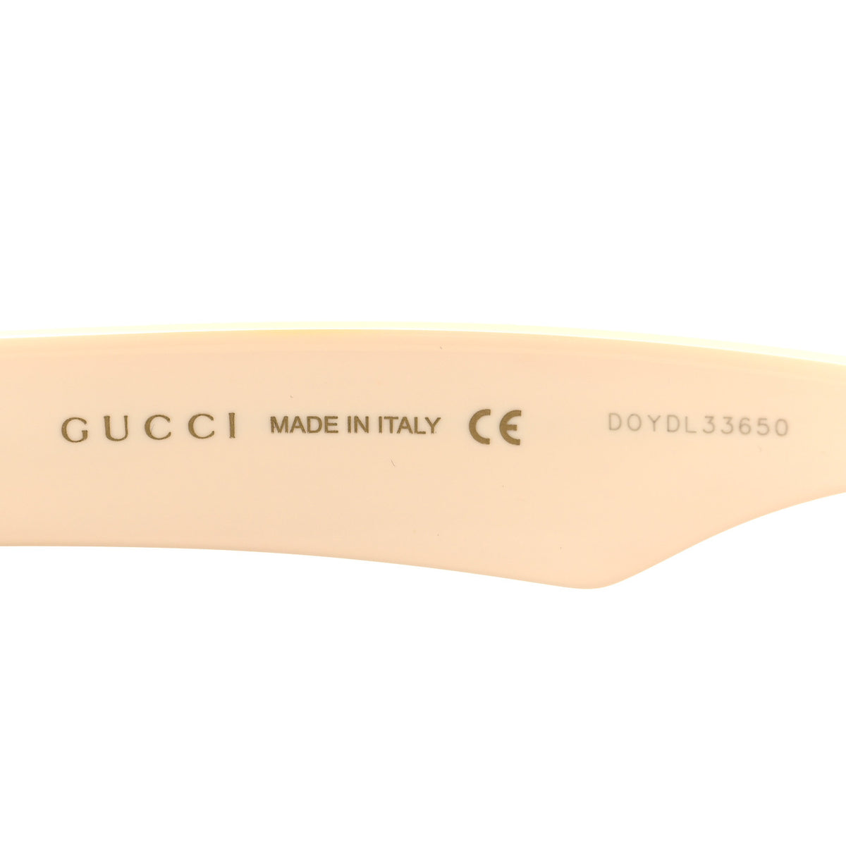 Gucci Acetate Rectangle Sunglasses GG0962S Black Ivory 5 of 7